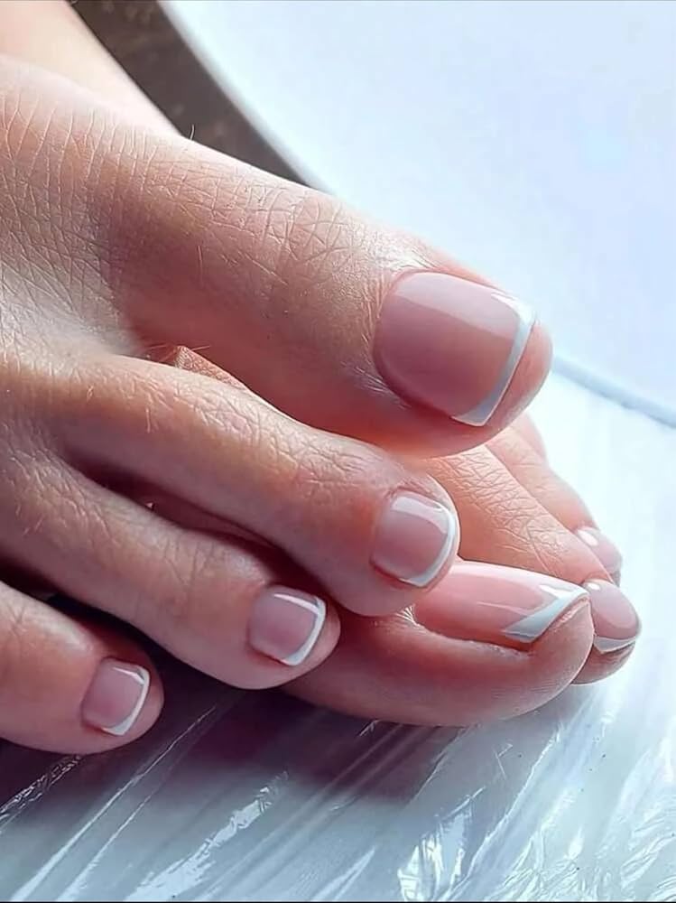 Flawless Sheer Pink French Perfection Flawless Sheer Pink French Perfection — French Toe Nails