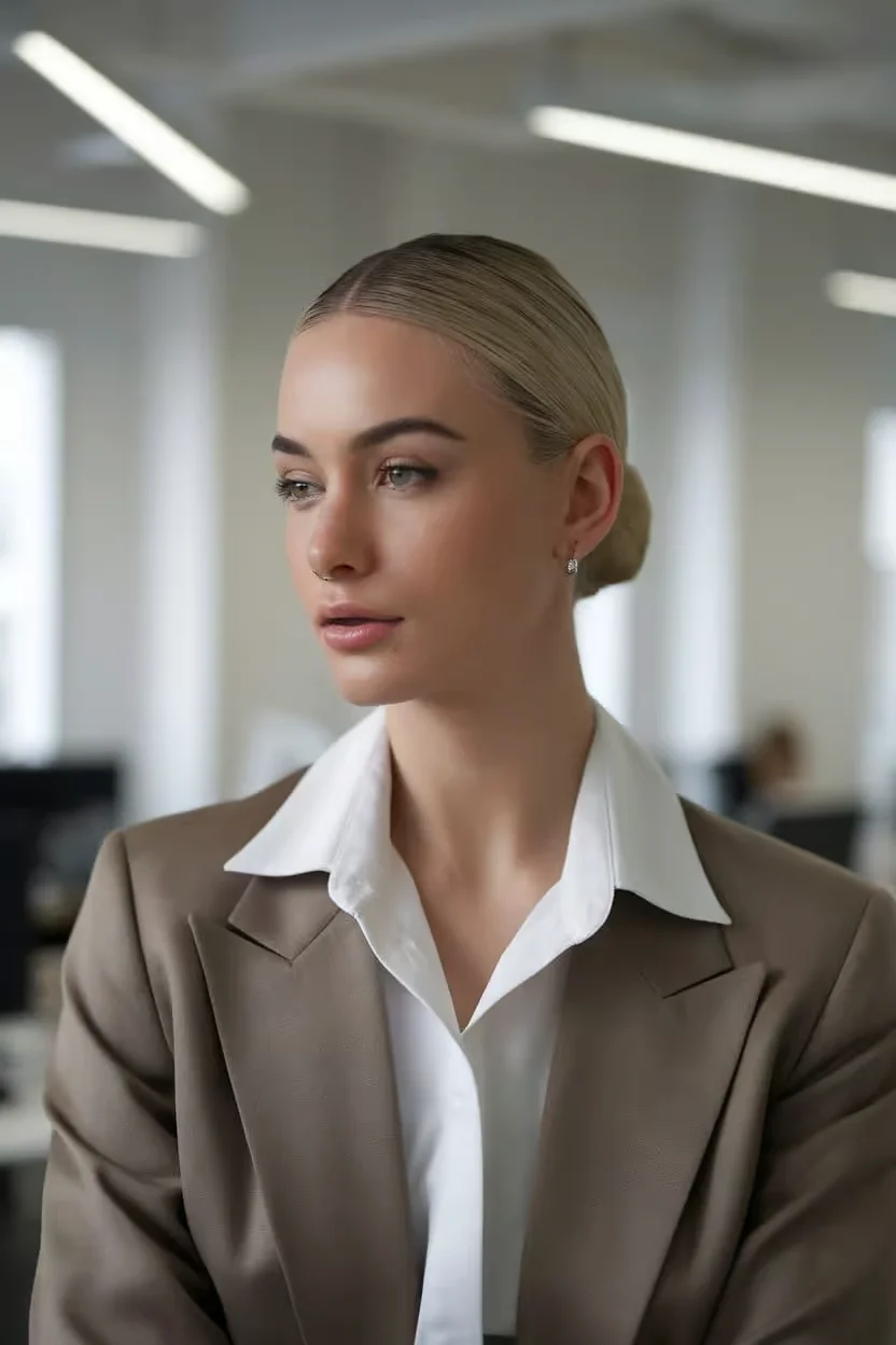 24 Best Hairstyles to Wear With a Pantsuit: Elegant & Modern Ideas