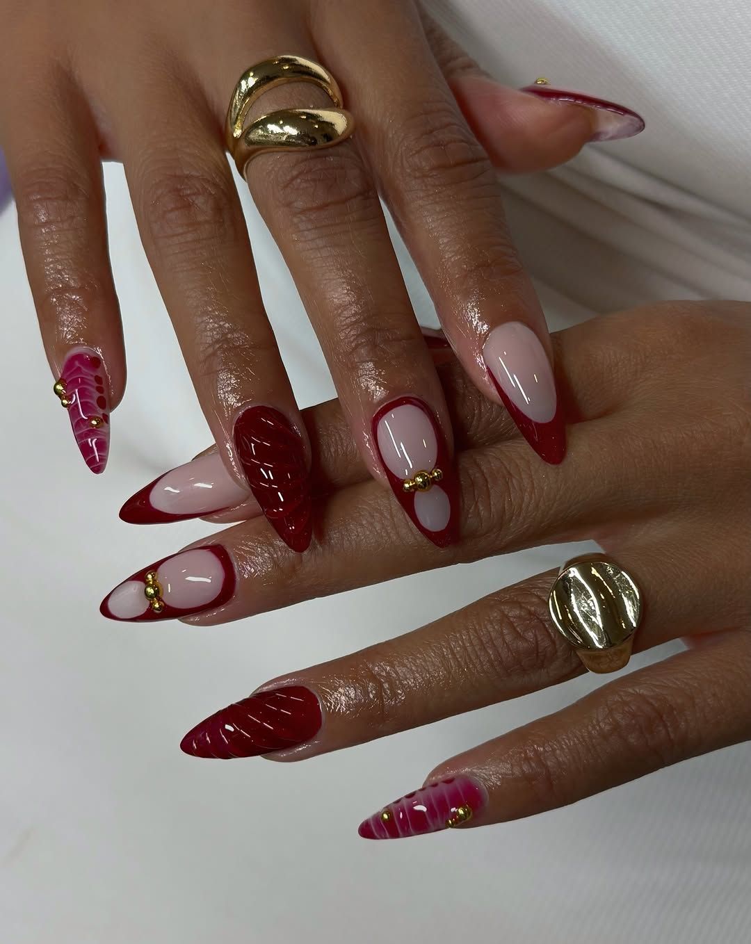 Glossy Visual Idea — Builder Gel Nails