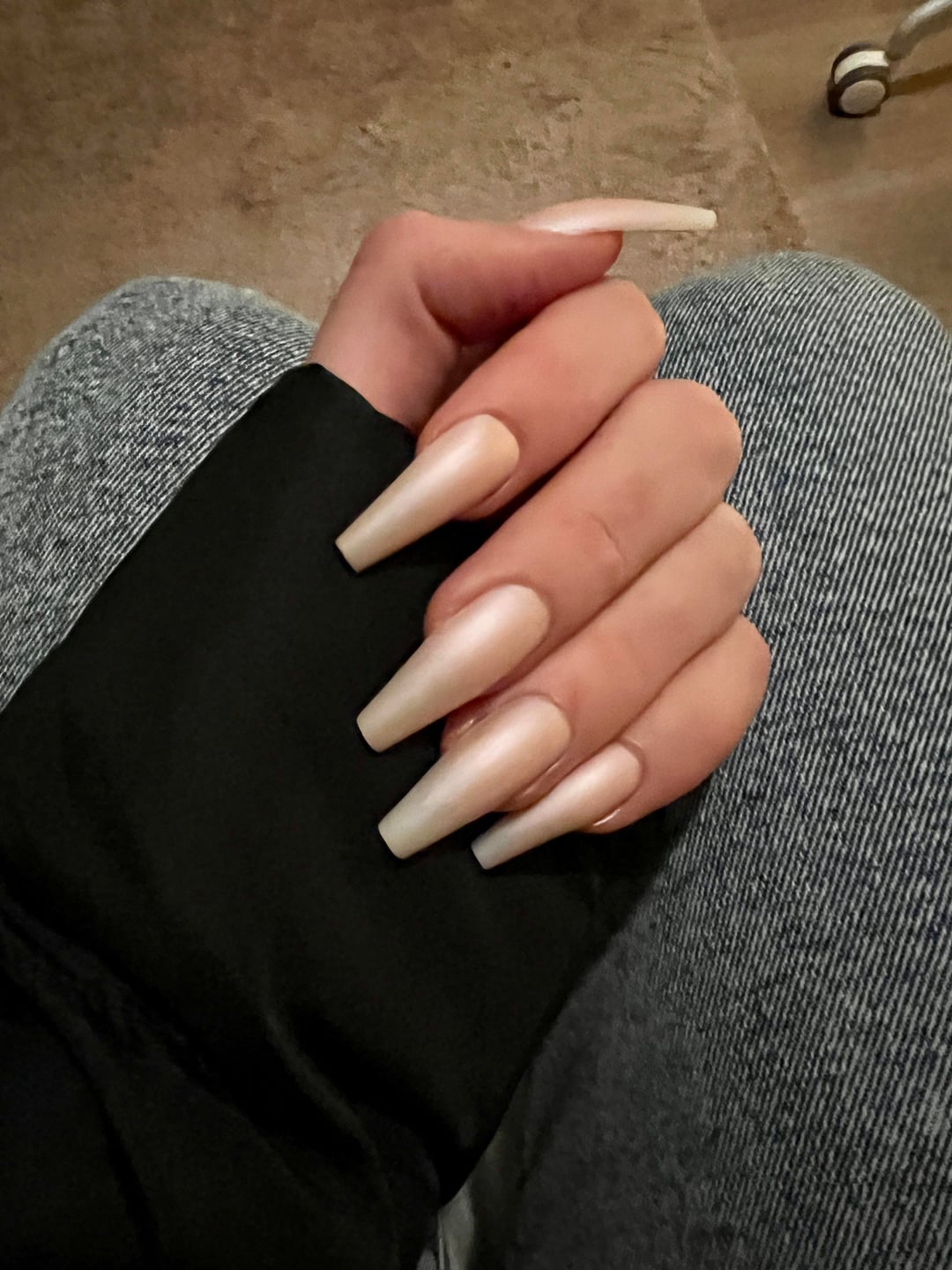 Shimmer Visual Idea — Long Nails