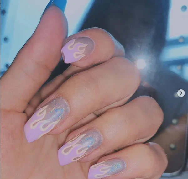 26 Lipstick Nails: The Trendy Nail Shape Everyone Is Talking About