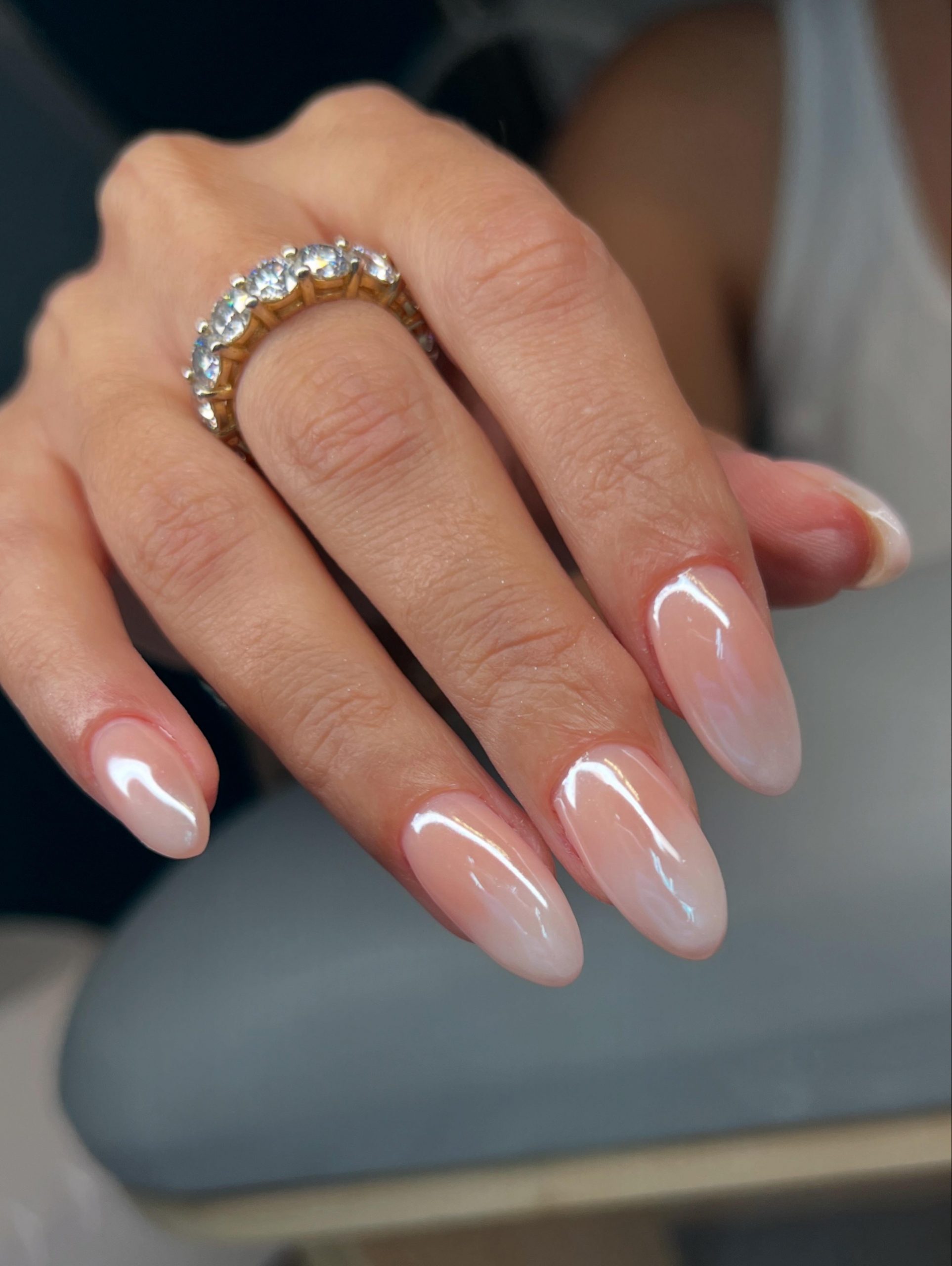 Whisper Sheer Nude Glazed Nails Whisper Sheer Nude Glazed Nails — Glazed Donut Nails