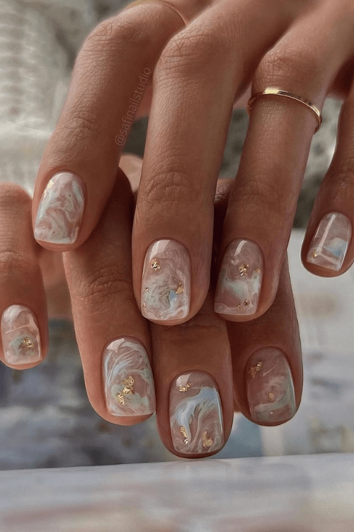 Glossy Visual Idea — Aesthetic Nails