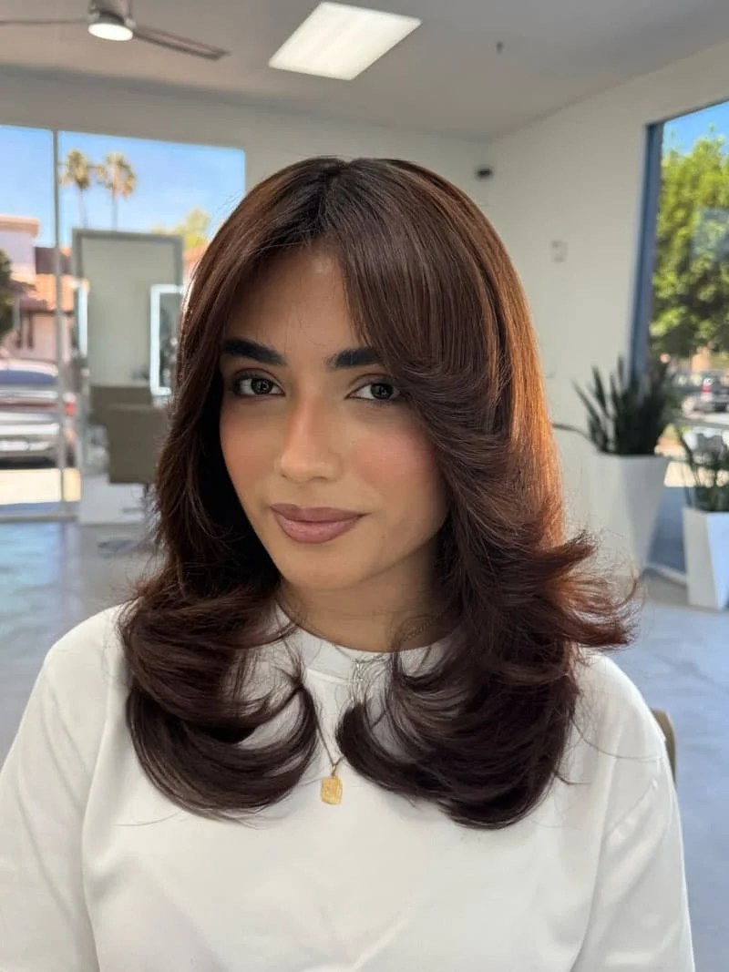Curtain Bangs for Round Faces: 25 Flattering Ideas for 2026