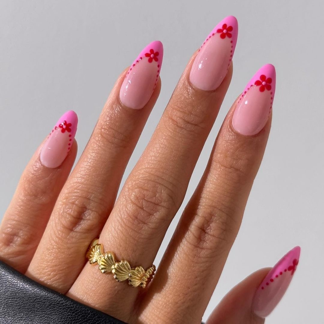 Spring Summer Visual Idea — French Tip Nails
