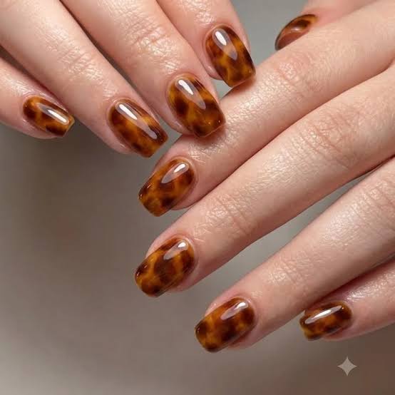 Classic Short Oval Tortoise Shell Classic Short Oval Tortoise Shell — Tortoise Shell Nails