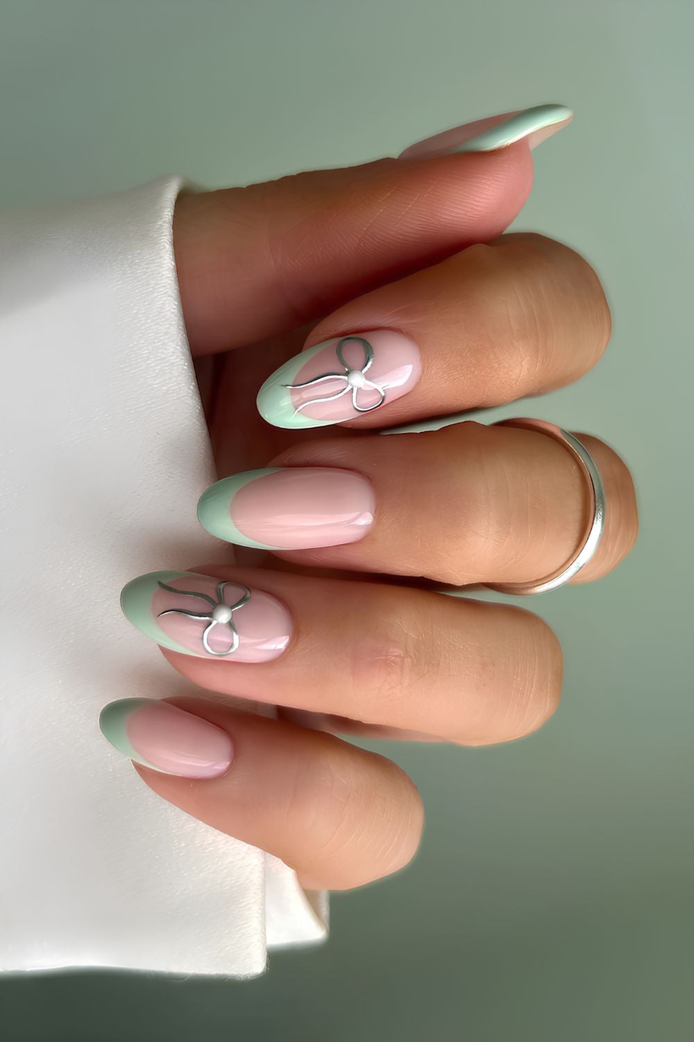 Spring Summer Visual Idea Spring Summer Visual Idea — Mint Green Nails