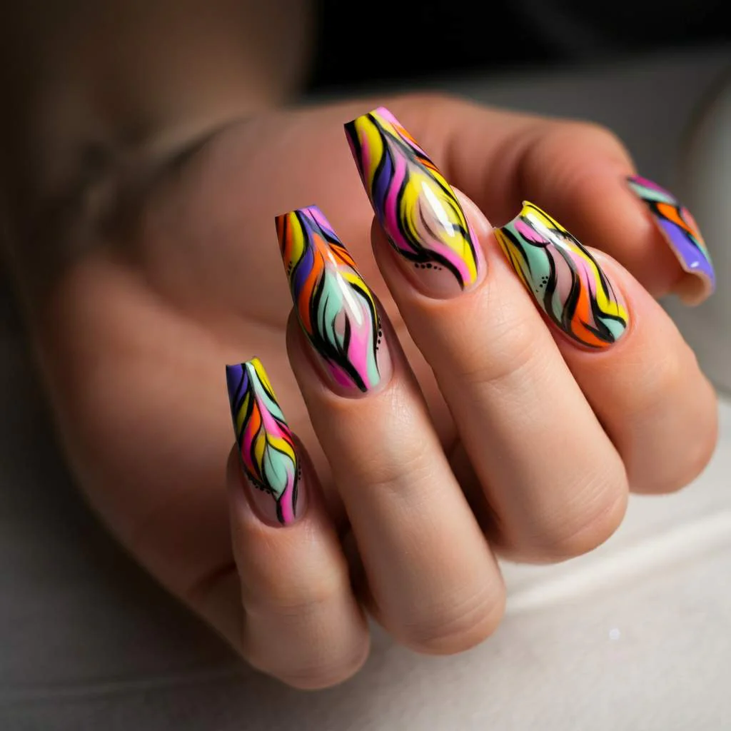 Statement Artistic Visual Idea — Nail Art