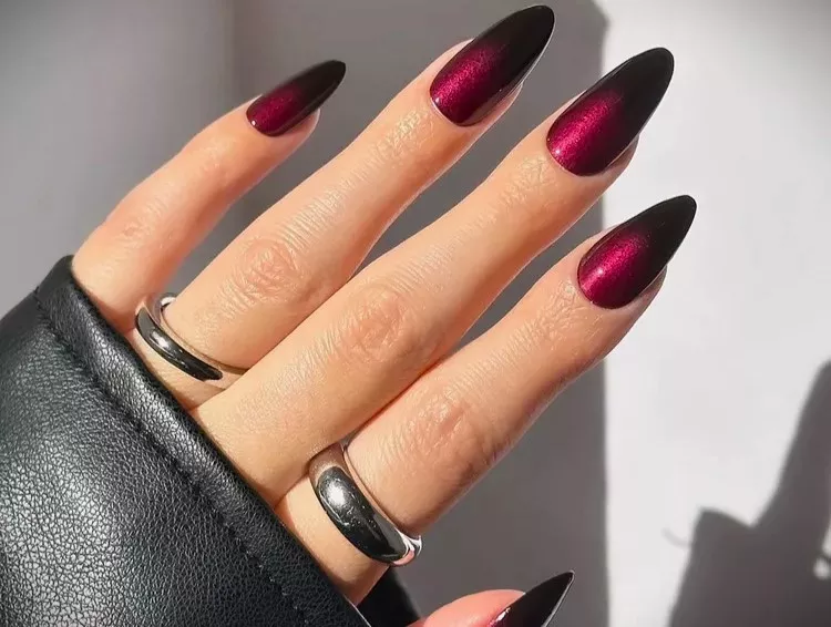 Shimmering Metallic Visual Idea Shimmering Metallic Visual Idea — Goth Nails