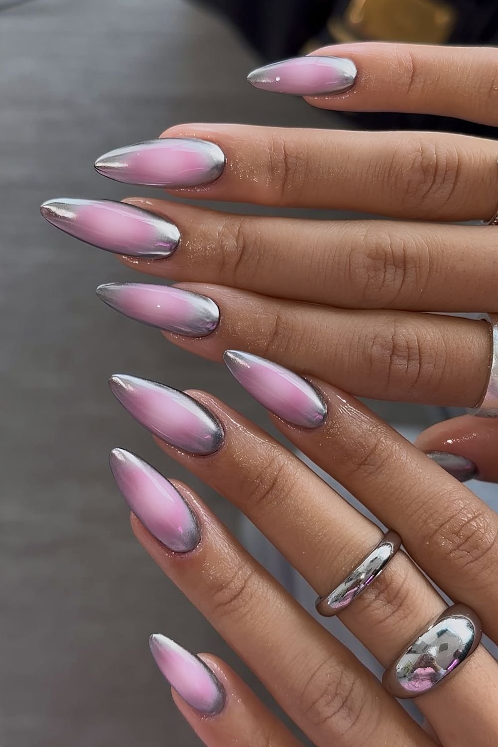 Chrome Aura Nails Are the Latest 2026 Nail Trend to Try