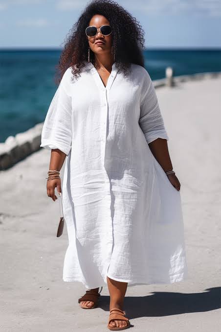 Flowing Linen Maxi Dress for Chic Summer Style Flowing Linen Maxi Dress for Chic Summer Style — Outfits for Women Over 50