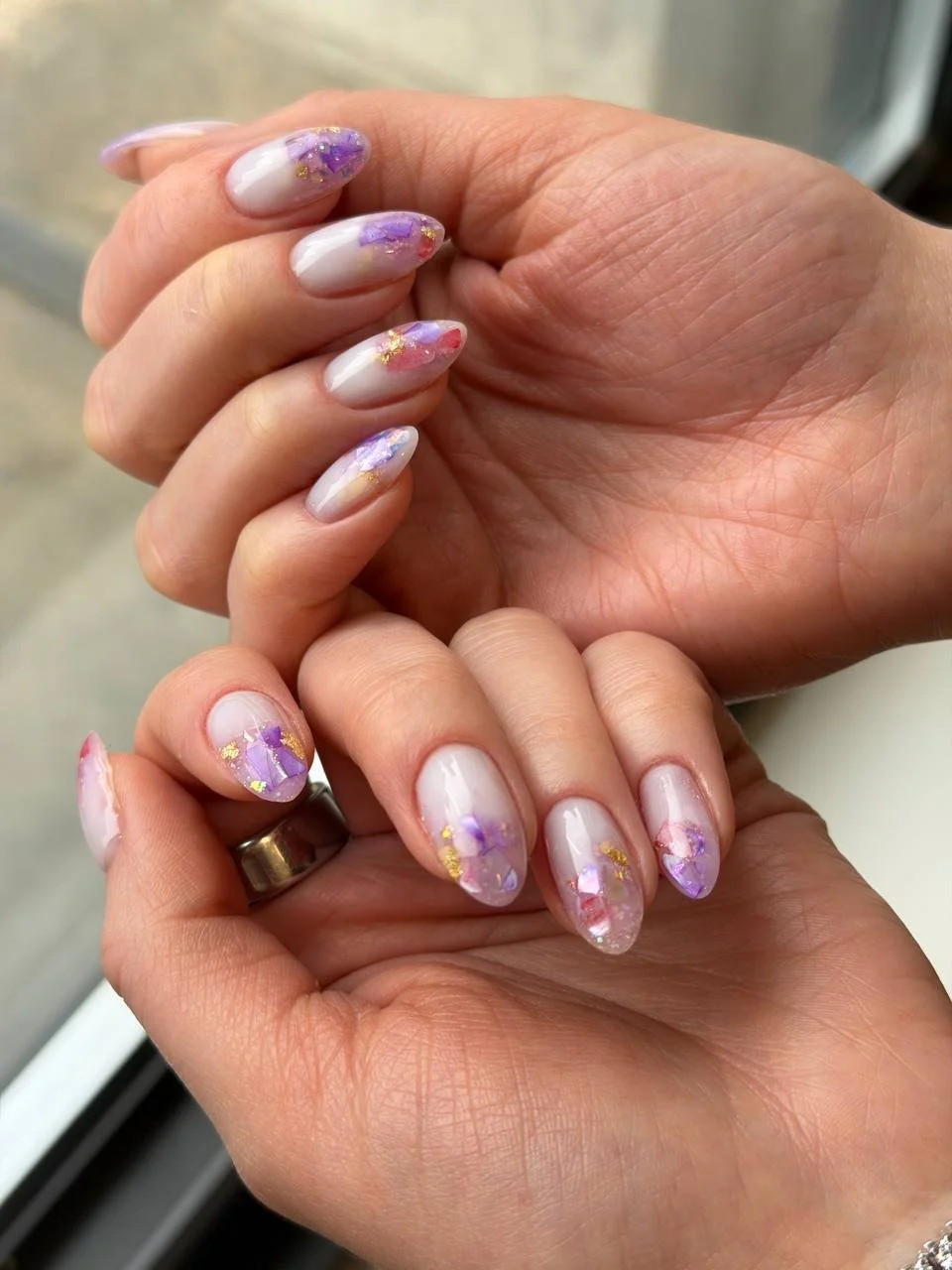 Both Hands Visual Idea — Builder Gel Nails