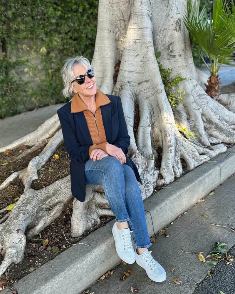 Classic Navy Blazer with Light Blue Jeans Classic Navy Blazer with Light Blue Jeans — Blue Outfits