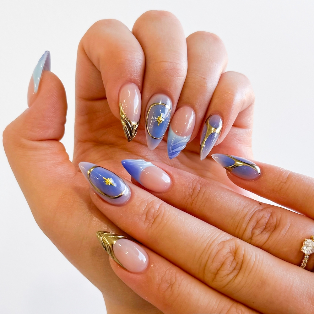 Statement Visual Idea — Acrylic Nails