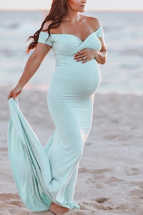 Stretch Jersey Outfit Idea — Maternity Photoshoot Outfits