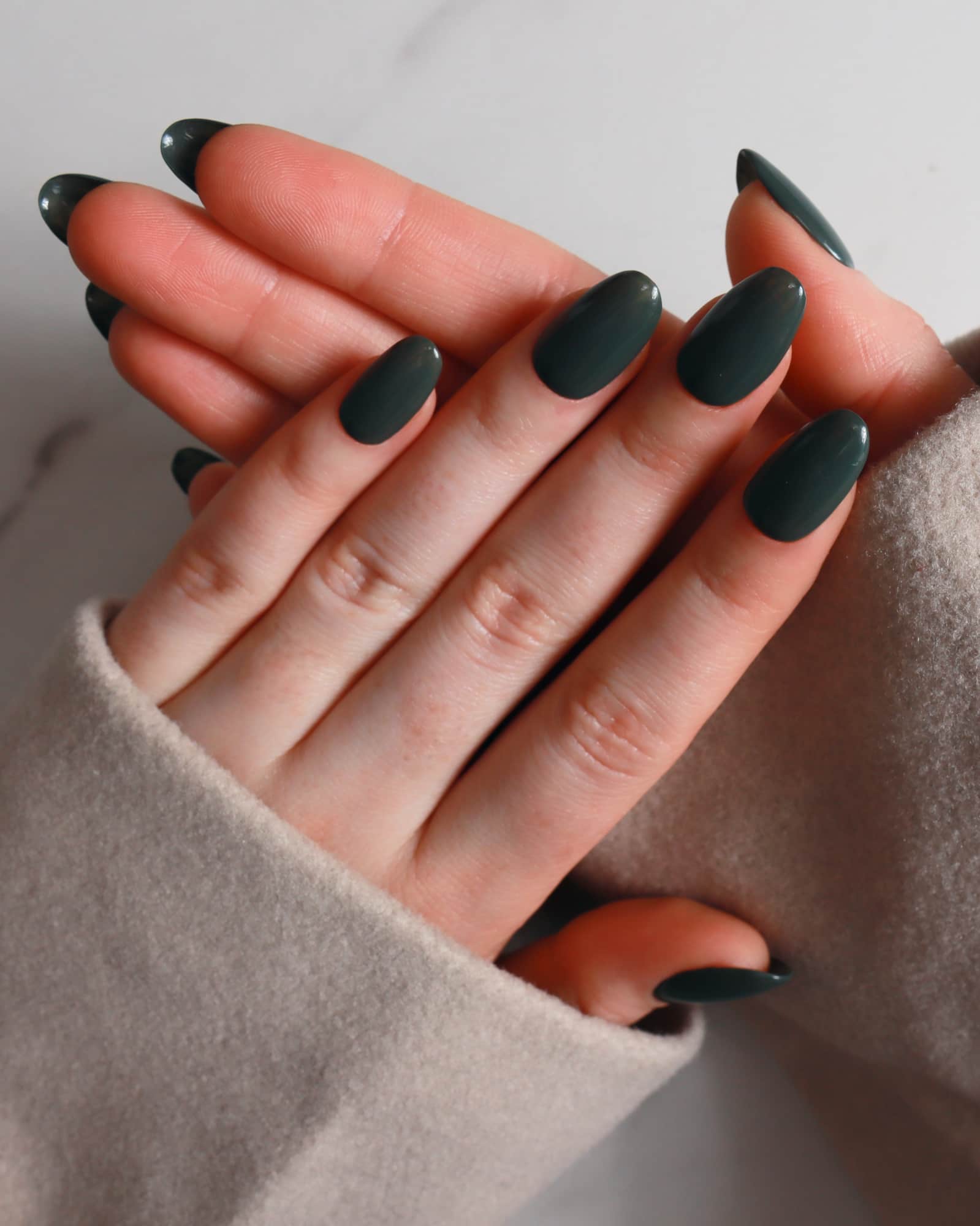 Any Season Visual Idea — Green Nails