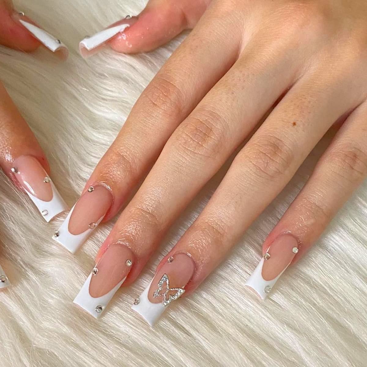 Everyday Elegant Visual Idea — Long Square Nails