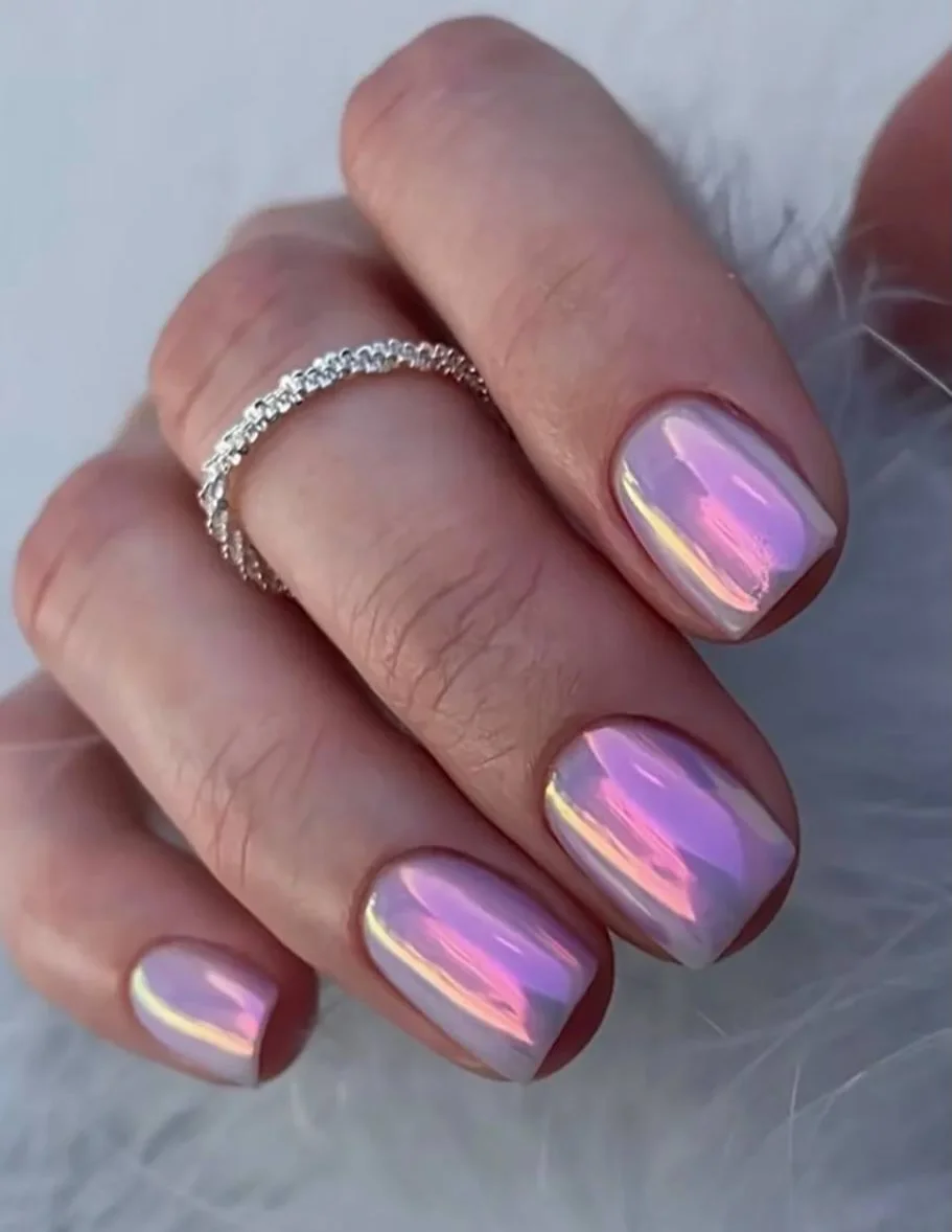 26 Pearl Nails With Iridescent Glossy Elegant Finish: The New Chic Nail Trend