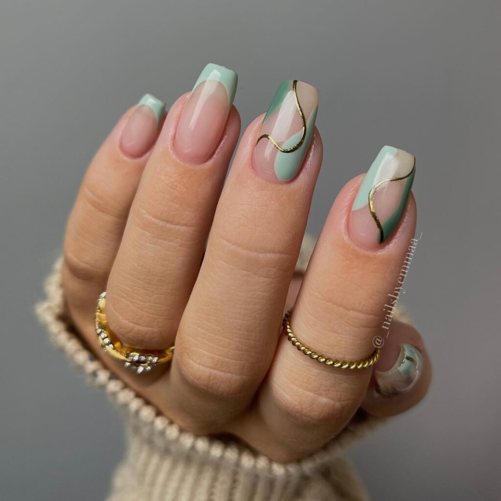 Any Visual Idea Any Visual Idea — Mint Green Nails