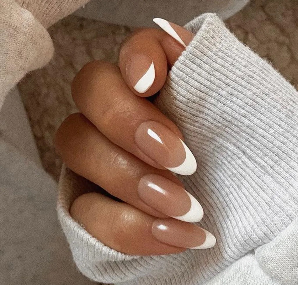 Classic French Almond Nails — Nail Shapes