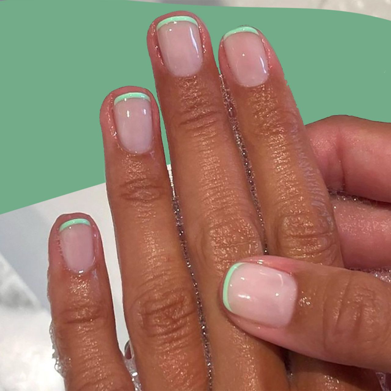 French Tips On All Nails Visual Idea French Tips On All Nails Visual Idea — Micro French Nails