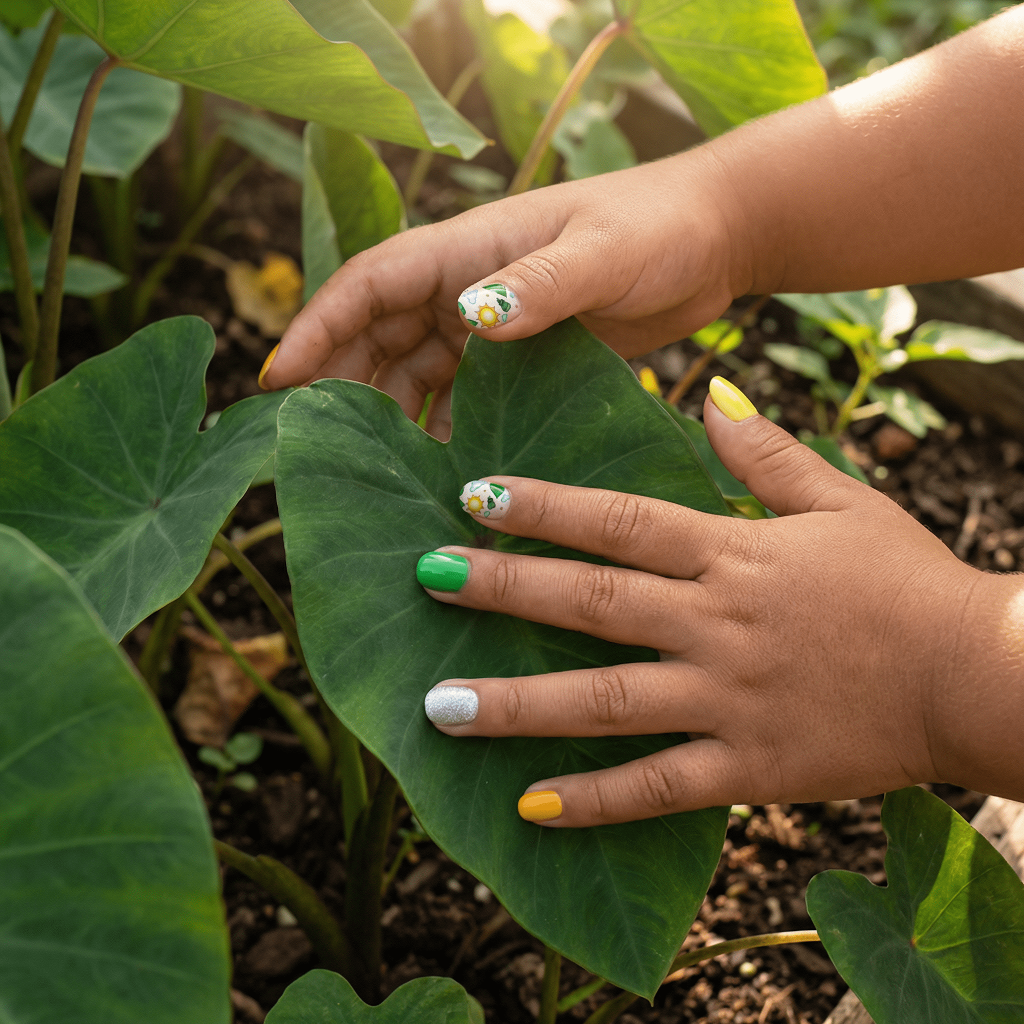 Spring Summer Visual Idea — Nails for Kids