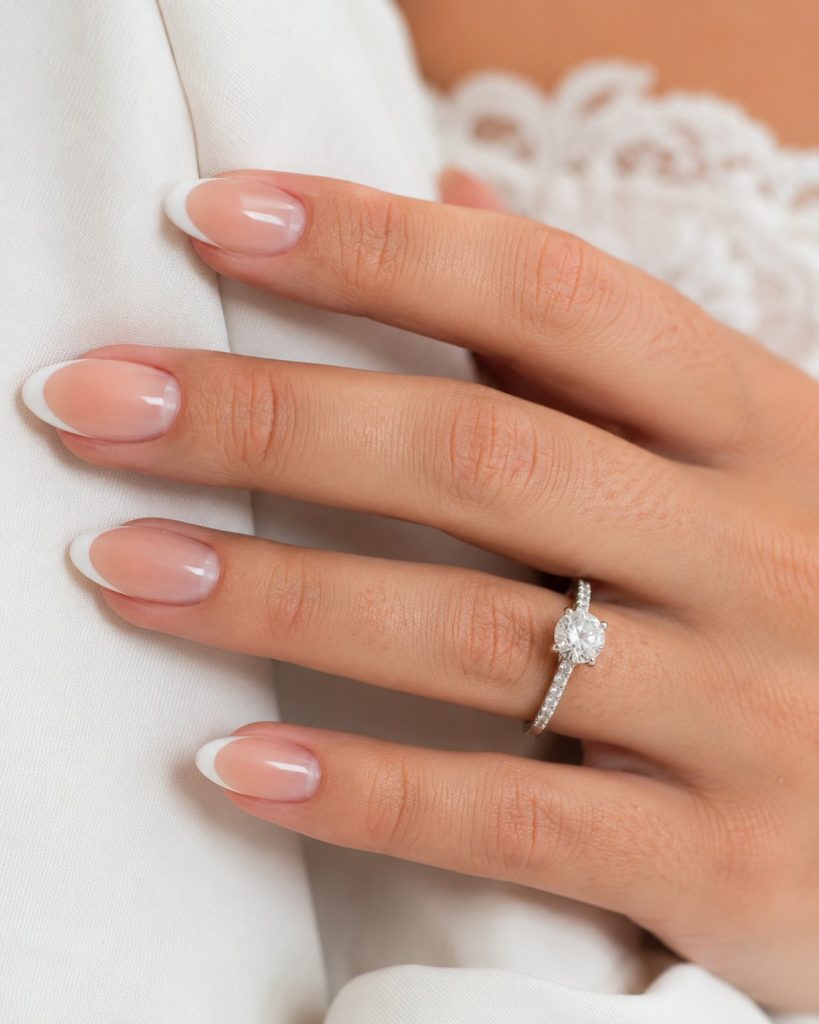 Classic White French Tip Visual Idea — Classy Nails