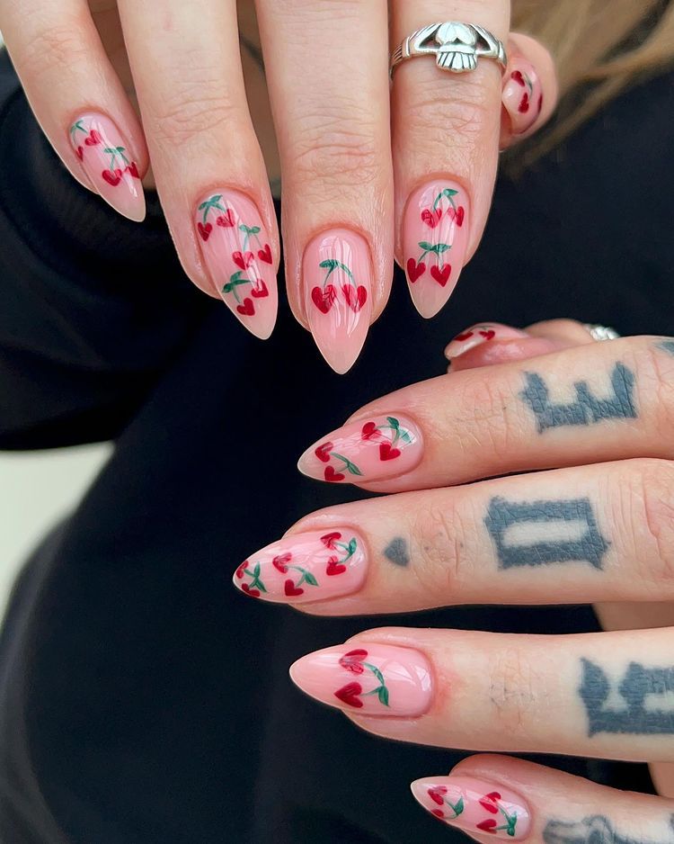 Glossy Visual Idea — Stiletto Nails