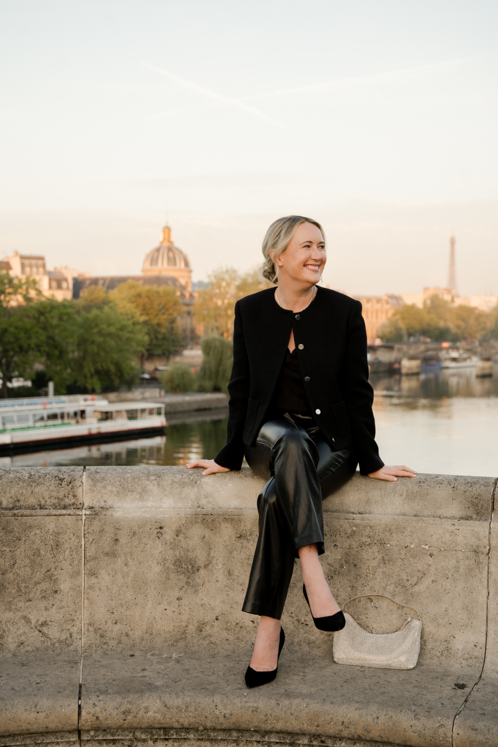 Black Pointed-Toe Pumps Outfit Idea — Date Night Outfits