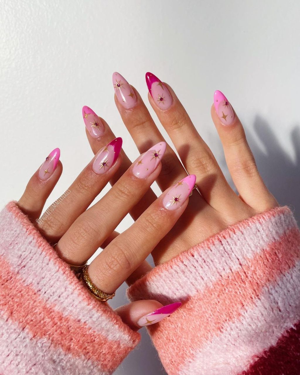 Jelly Pink Wet Look French Manicure Jelly Pink Wet Look French Manicure — Colored French Tip Nails
