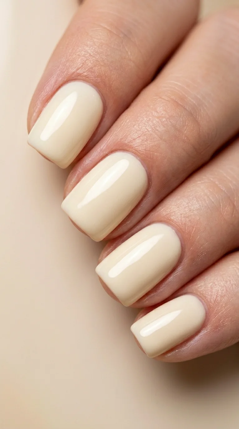 None Visual Idea — Simple Short Nails