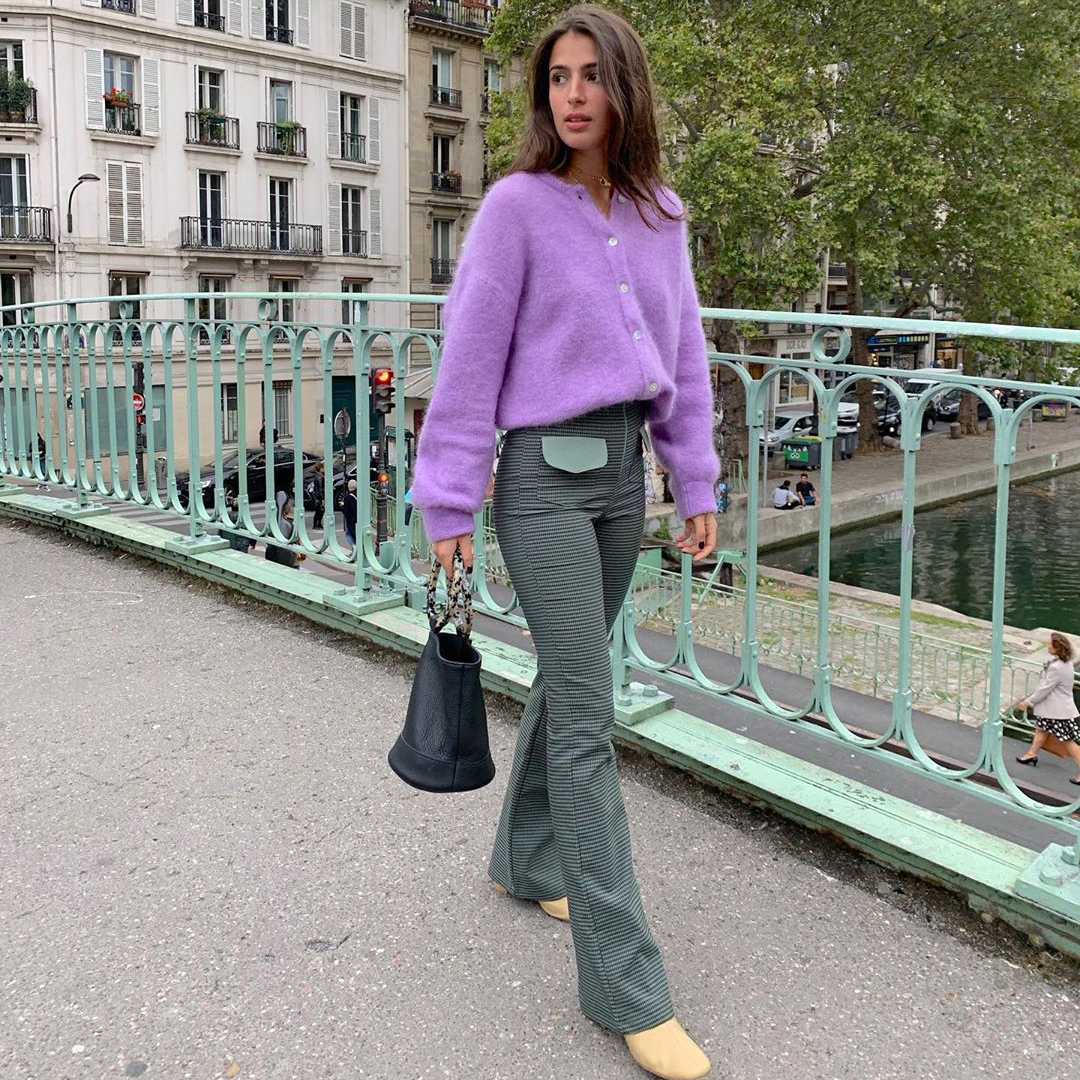Yellow Ankle Boots Outfit Idea Yellow Ankle Boots Outfit Idea — Purple Outfits