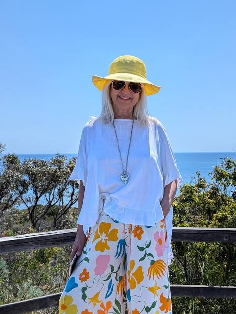 Eyelet Camisole and Tropical Maxi Skirt: Summer Boho Delight Eyelet Camisole and Tropical Maxi Skirt: Summer Boho Delight — Boho Outfits
