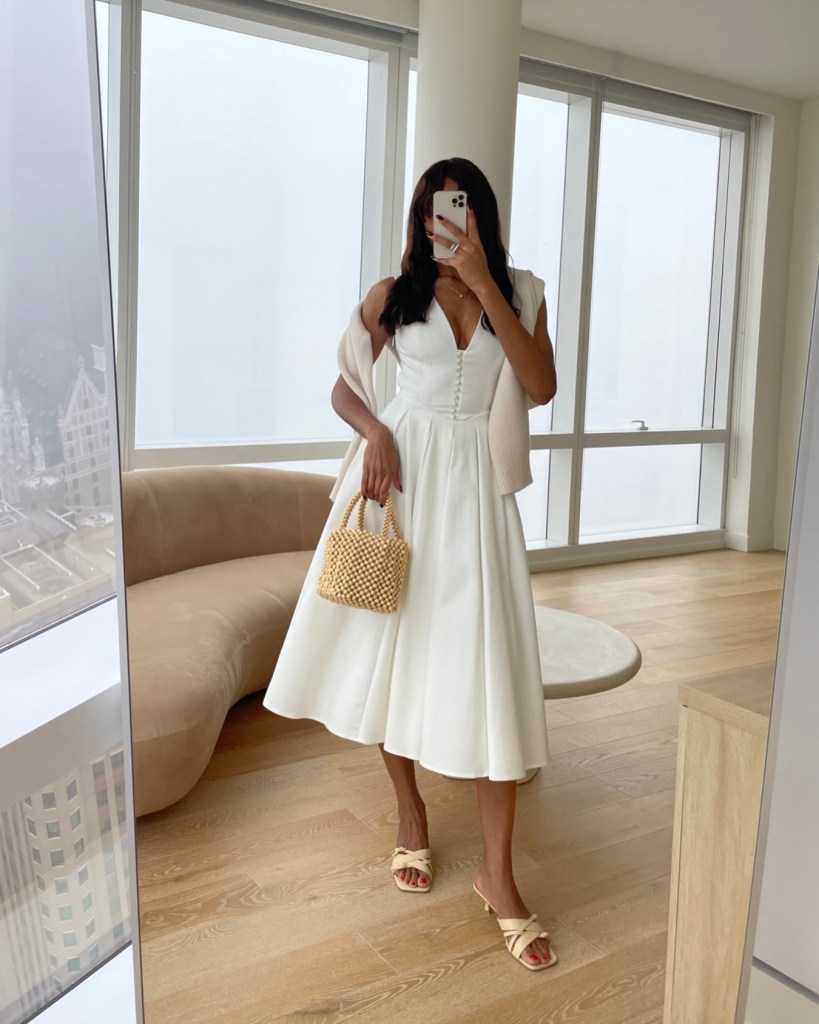Daytime Event Brunch Outfit Idea — Clean Girl Outfits