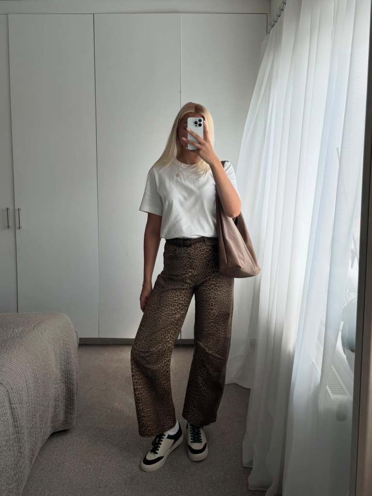 Leopard Print Trousers for Casual Edge Leopard Print Trousers for Casual Edge — Basic Outfits