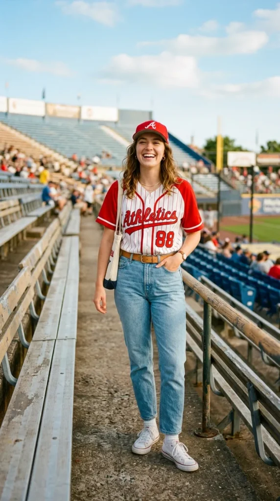 22 Trendy Baseball Game Outfit Ideas for Women 2026