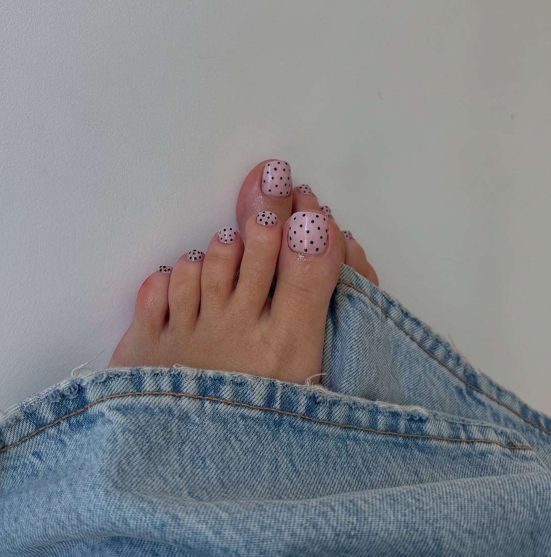 Dots On All Nails Visual Idea Dots On All Nails Visual Idea — Toe Nail Colors