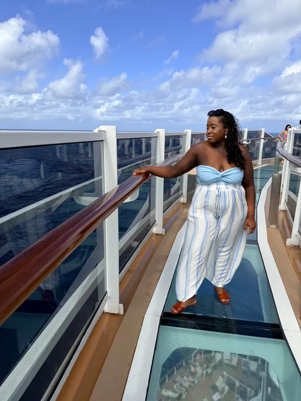 Matching Striped Set for a Coordinated Cruise Look Matching Striped Set for a Coordinated Cruise Look — Cruise Outfits
