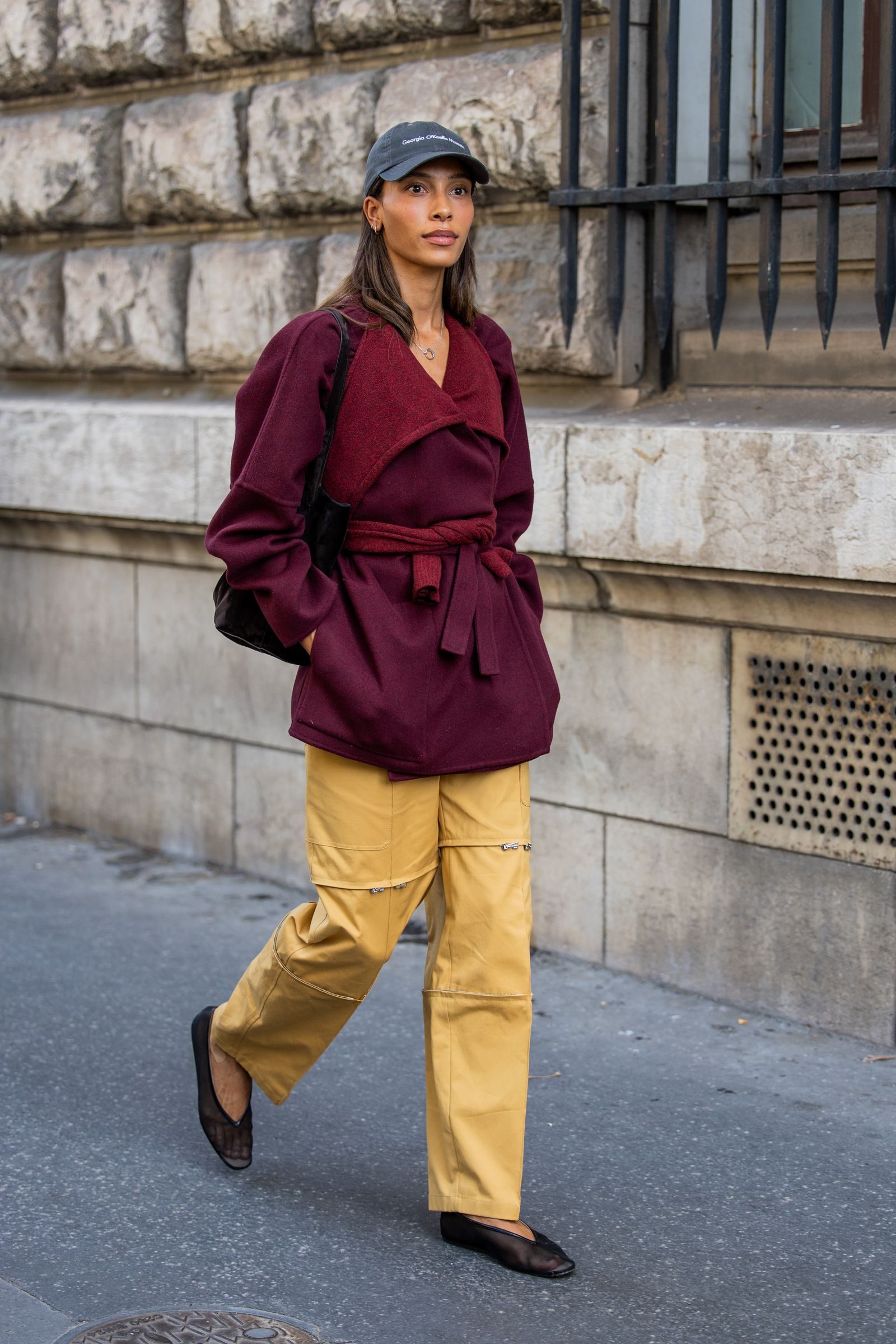 Wrap Top and Vest Combination with Wide-Leg Trousers Wrap Top and Vest Combination with Wide-Leg Trousers — Layering Outfits