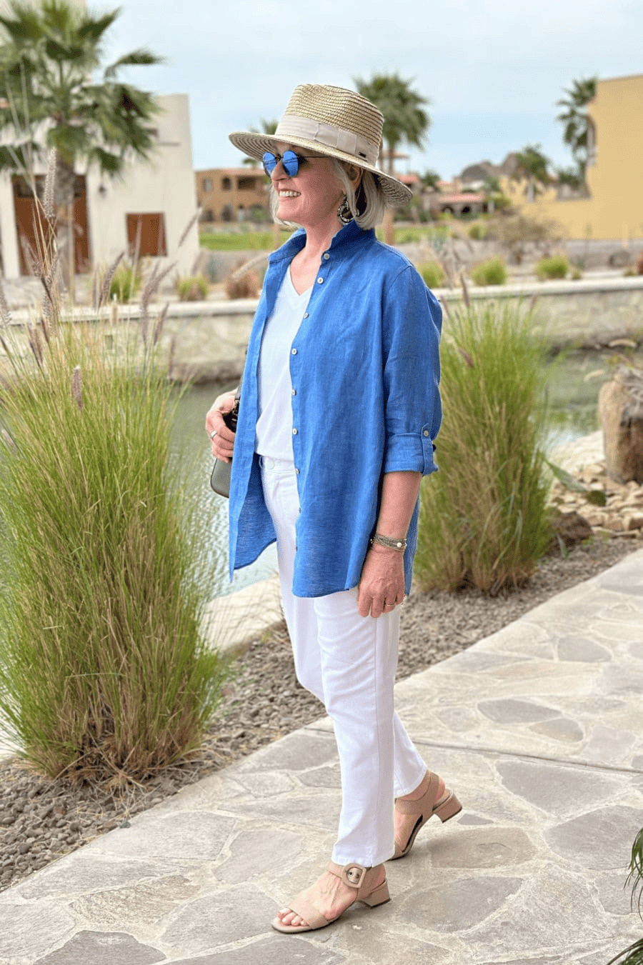 Resort-Ready Linen Ensemble Resort-Ready Linen Ensemble — Outfits for Women Over 70