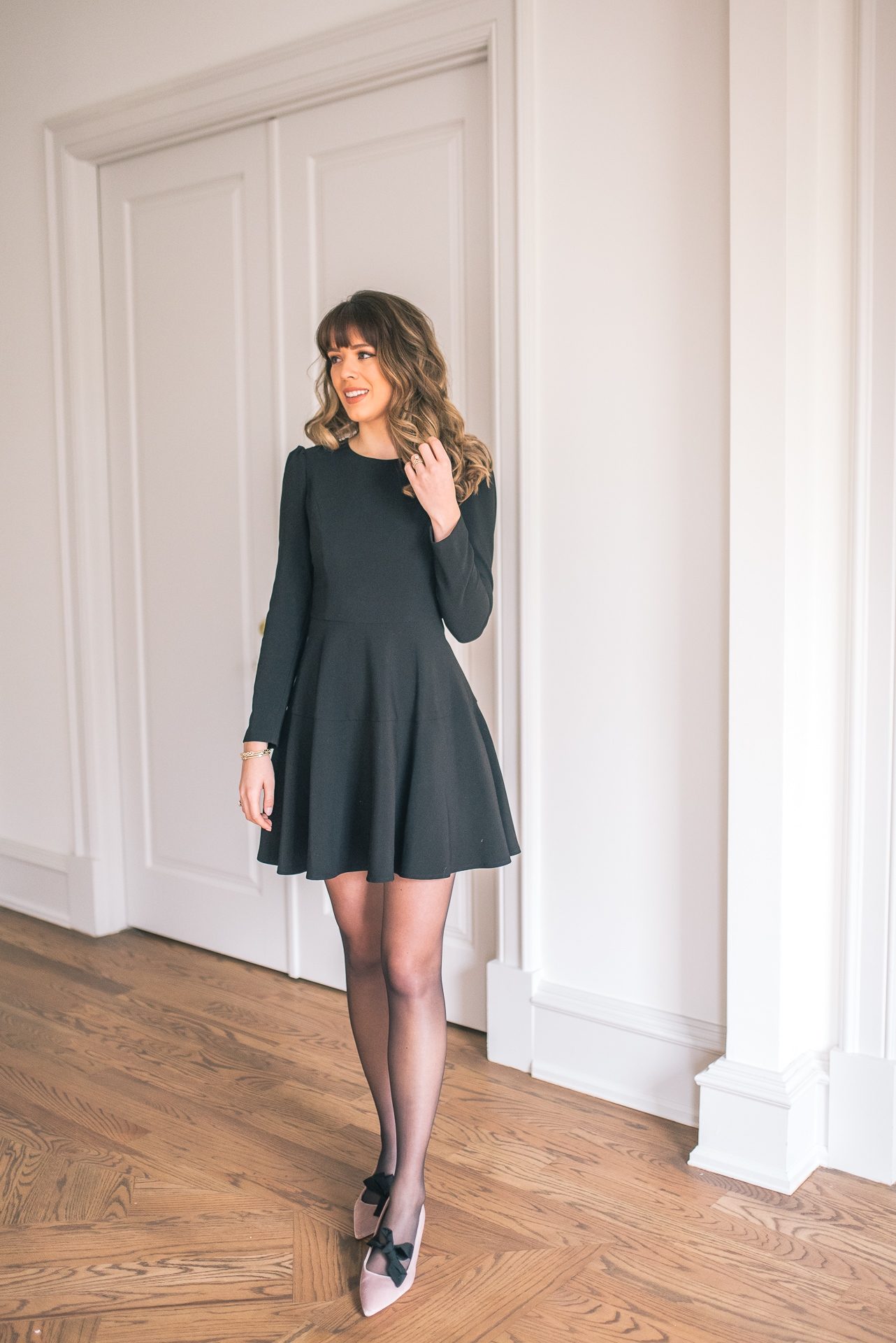 Navy Blue Crepe Off-the-Shoulder Maxi Dress — Rehearsal Dinner Outfits