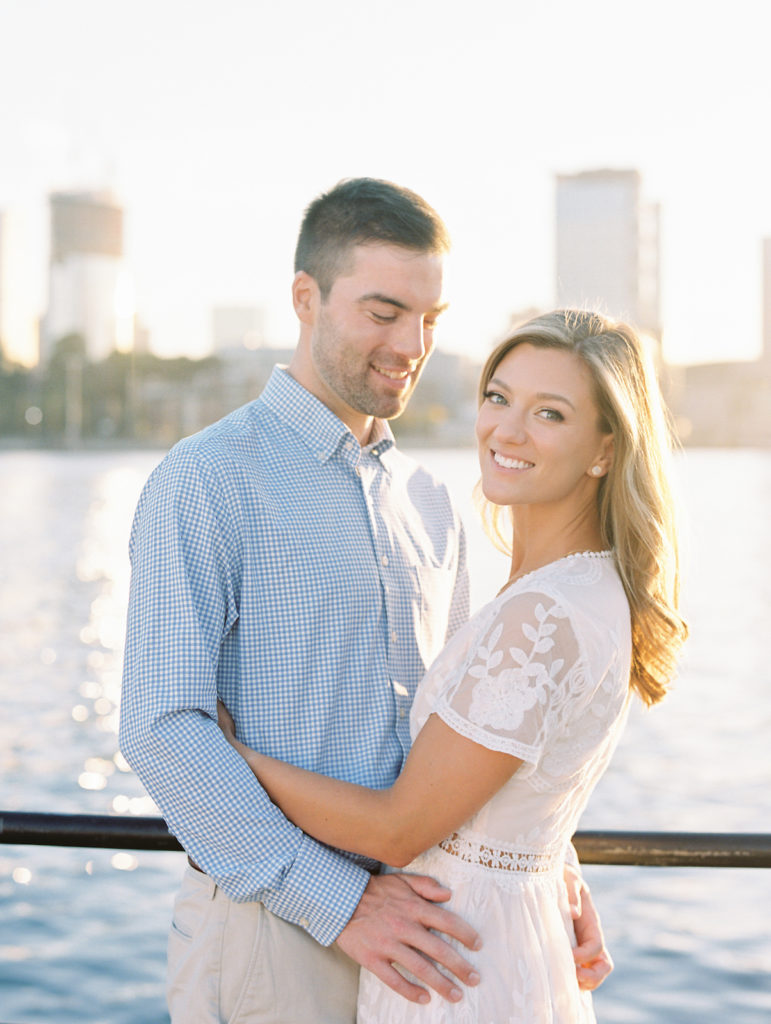 White Lace A-Line Dress Engagement White Lace A-Line Dress Engagement — Engagement Photo Outfits