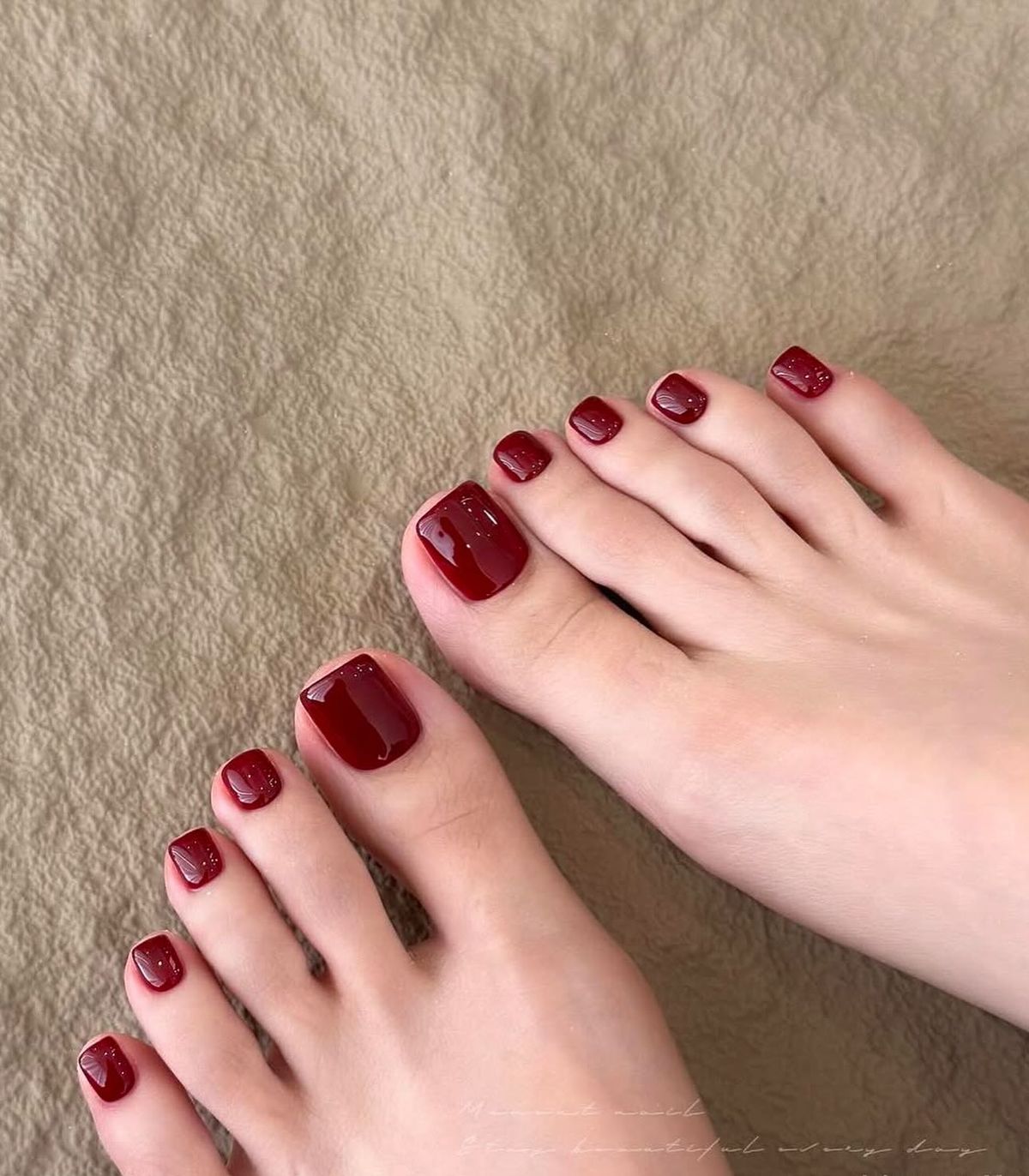 Short Square Visual Idea Short Square Visual Idea — Toe Nail Colors