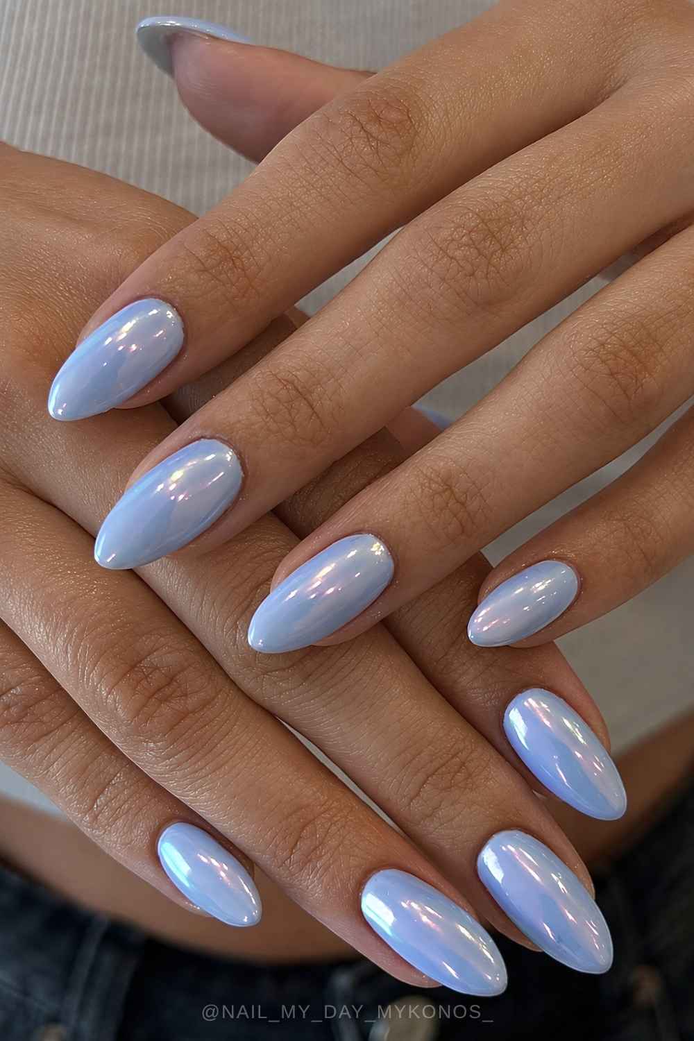 Blue Chrome Nails: The Shiny Trend You'll Love Year-Round