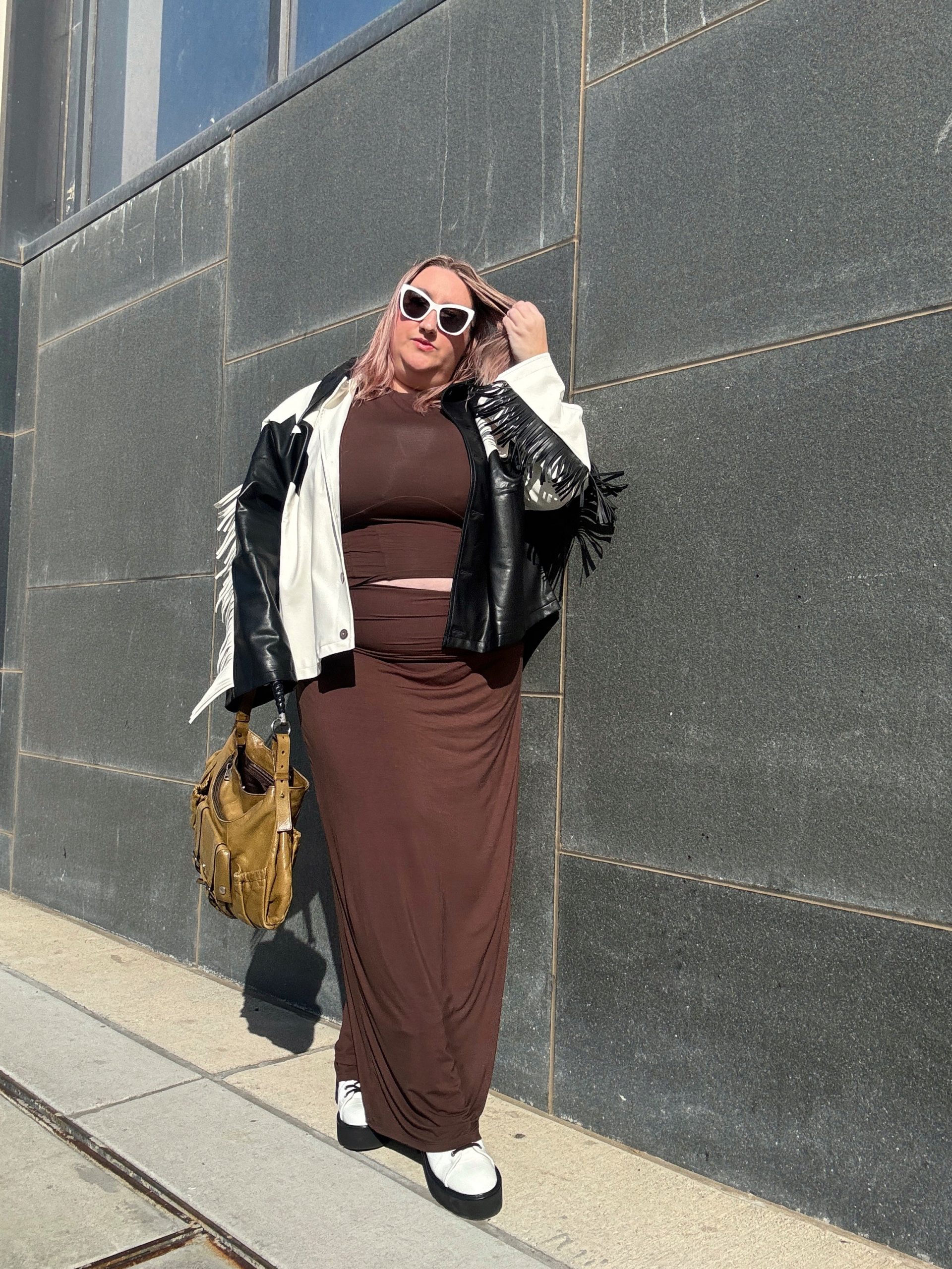 Evening Elegance with a Sheer Top and Ruched Skirt Evening Elegance with a Sheer Top and Ruched Skirt — Plus Size Outfits