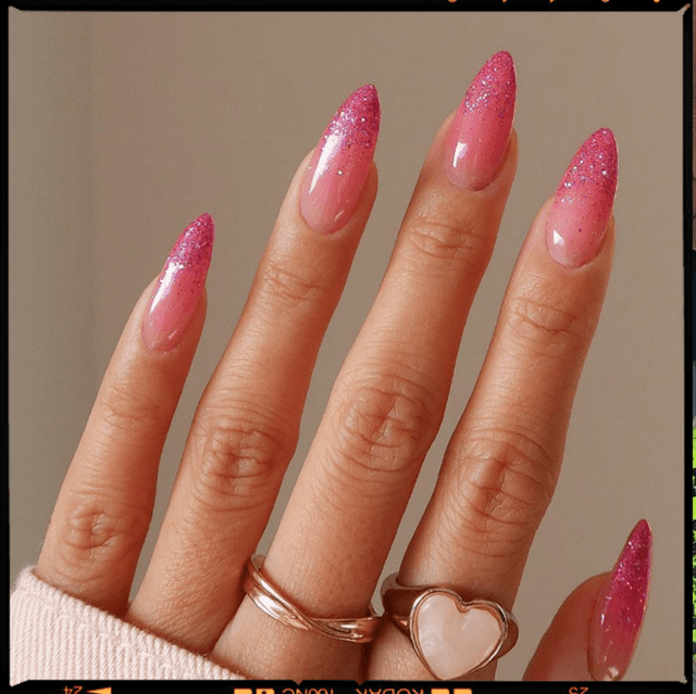 Sheer Pink to Lilac Glossy Ombre Sheer Pink to Lilac Glossy Ombre — Ombre Nails
