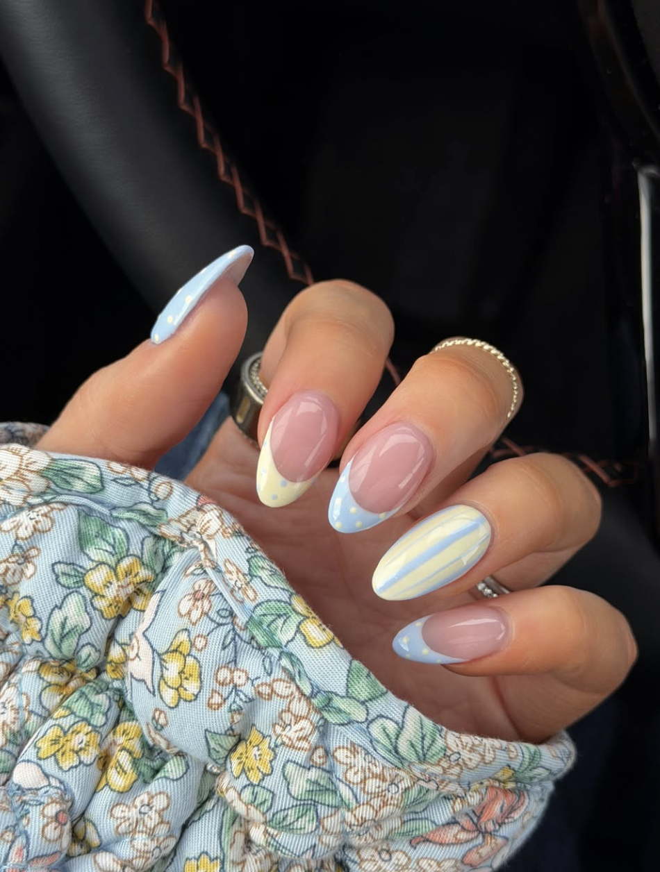 Spring Visual Idea Spring Visual Idea — Almond Nails