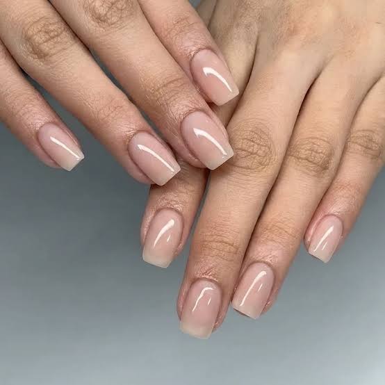 The Single Detail A Reader Notices First Medium Square Nude French 2 The Single Detail A Reader Notices First Medium Square Nude French 2 — Nurse Nails