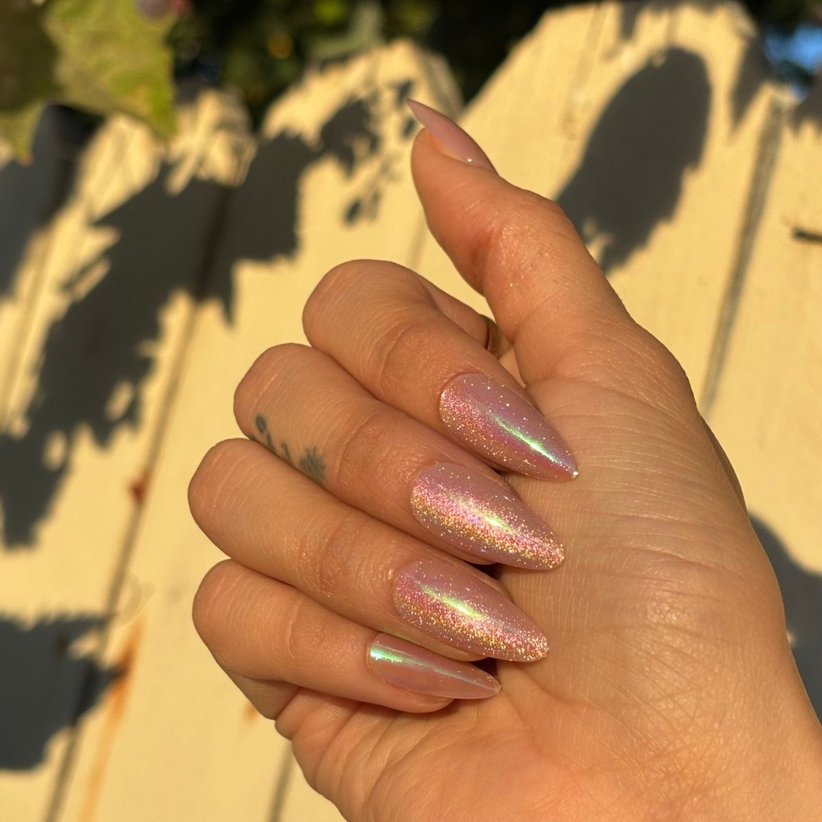 Fine Glitter Particles Visual Idea — Glitter Nails