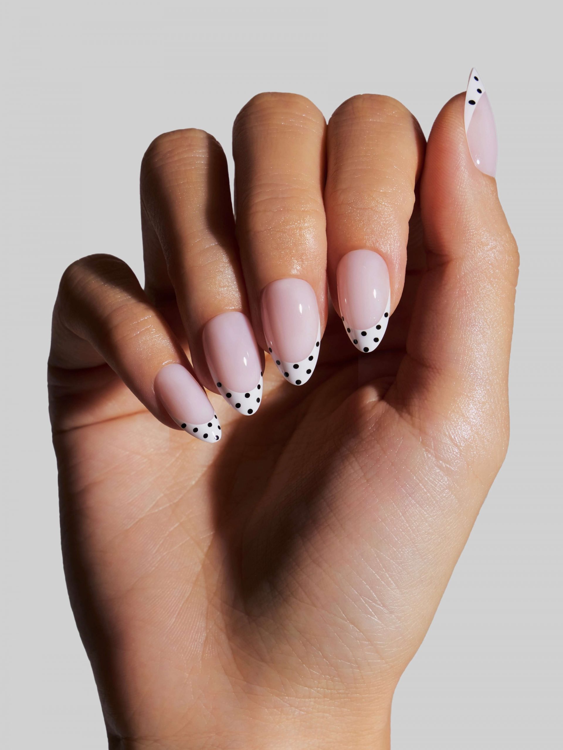 Minimalist Visual Idea — Polka Dot Nails